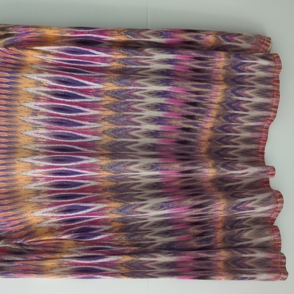 Chico's Multicolor Abstract Print Open Cardigan Career Office XL Minimalist - Picture 6 of 6